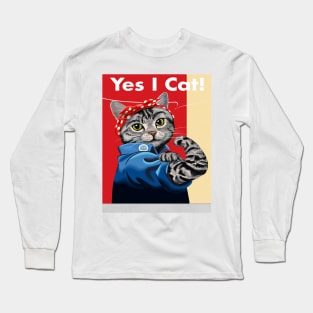 yes i cat Long Sleeve T-Shirt